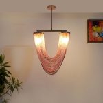 Brydon Copper Chains Ceiling Pendant Light